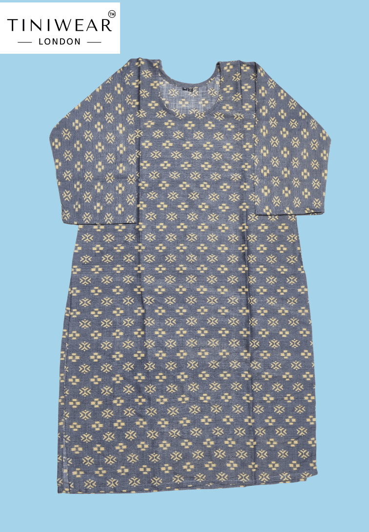 Sunlit Geometry Kurti - Image 3