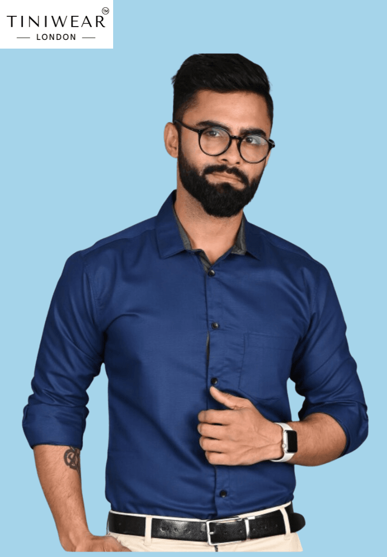 Blue Collar Formal Shirt