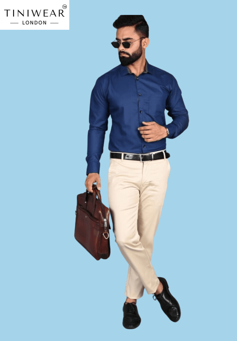 Blue Collar Formal Shirt - Image 7