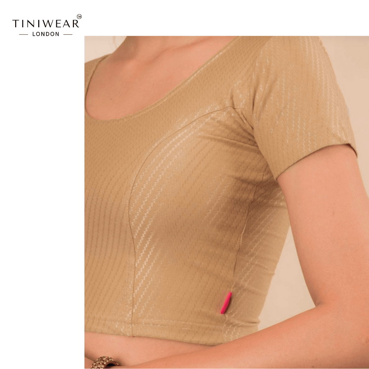 Golden Stretchable Blouse - Image 2