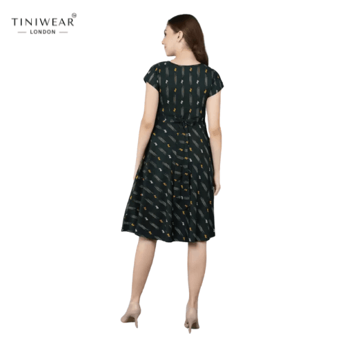 Flared Green Dress - Image 2