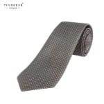 Grey Polka Dotted Tie