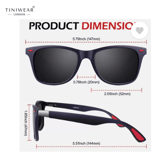 Matt Black - UV Protection Sunglasses - Image 2