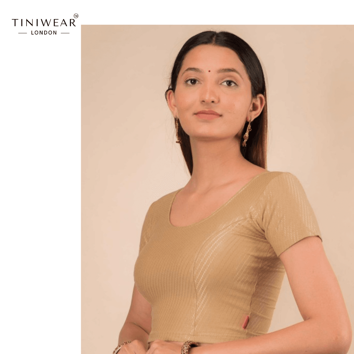 Golden Stretchable Blouse - Image 4