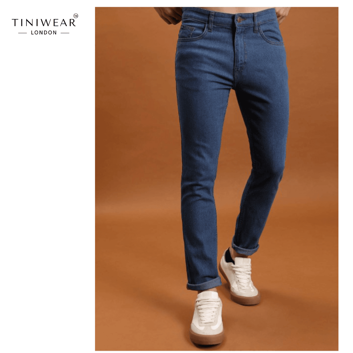 Mid-Rise Stretchable Jeans - Image 2