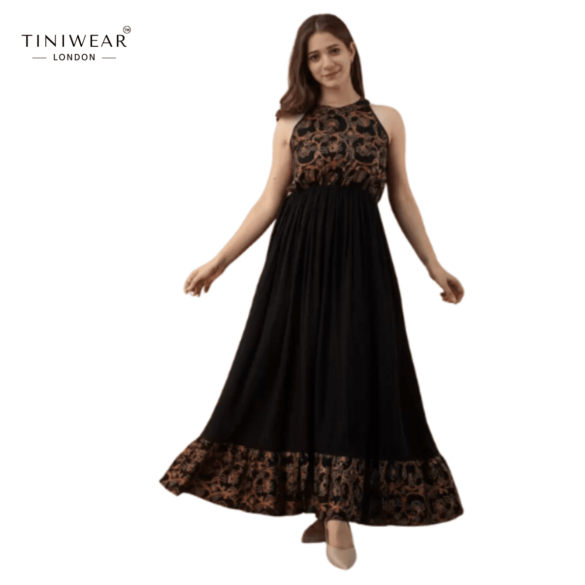 Black Anarkali Gown