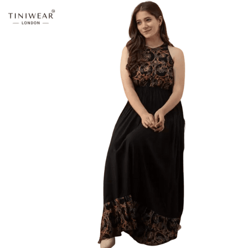 Black Anarkali Gown - Image 5