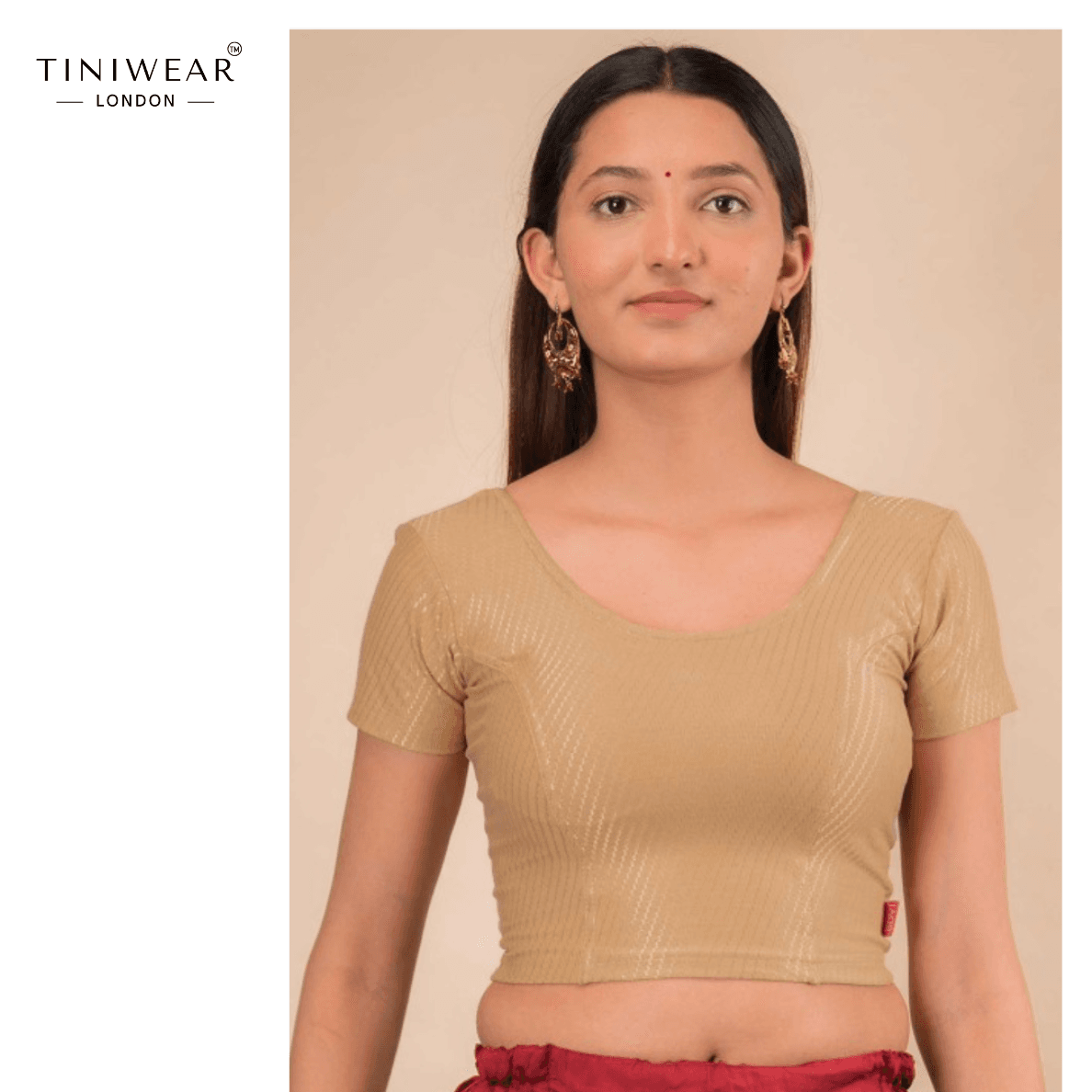 Golden Stretchable Blouse