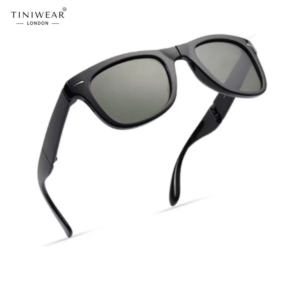 Folding UV Protection Sunglasses (Black)