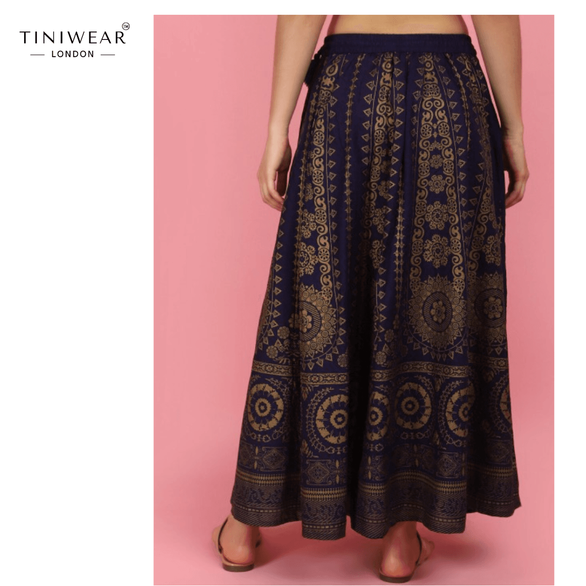 Printed Maxi Skirt - Image 4